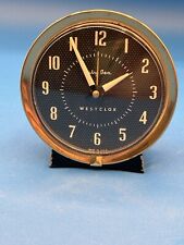Vintage Westclox Baby Ben Travel Clock Black Gold Clock Works Alarm? picture