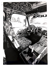 1988 GMC Suburban Starcraft Camo Interior Drivers Seat Vintage Press Photo picture