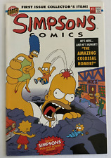 Simpsons Comics #1 Fantastic Four Cover w/ Poster - Bongo Comics 1993 NM picture