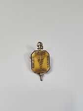 MacNeal Memorial Hospital Intern Staff Pendant 1960-61 1/10 10K Gold Key Style picture