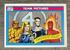 Fantastic Four 1990 Marvel Comics Universe Series 1 Team Pictures #137  *137b* picture
