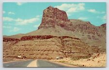 1960s El Capitan Desert Carlsbad Cavern Highway El Paso Texas TX Postcard picture