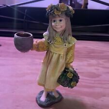 Candy Designs Norway Carl Larsson Summer Girl Candle Holder Figurine  picture