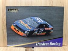 HARDEE'S RACING🏆1994 Trax Premium #4 Trading Card 🏆FREE POST picture