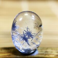 3Ct Very Rare NATURAL Beautiful Blue Dumortierite Quartz Crystal Pendant picture