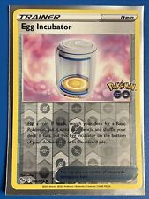 Pokemon Go TCG NM/M 066/078 Egg Incubator Trainer Reverse Holo + Card Saver picture