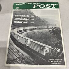 Vintage Penn Central Post Employee Magazine Publication Train Railroad May 1972 picture
