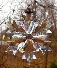 Authentic SWAROVSKI Crystal 2018 Annual Snowflake Christmas Ornament Austria NIB picture