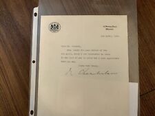 Neville Chamberlain Typed Letter Signed (10 Downing Street Letterhead, 1938) picture