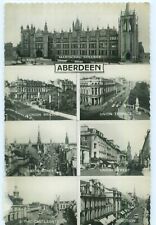Aberdeen Scotland UK Octet Photo View Vintage Postcard picture