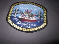 GRAND STREET YACHT CLUB Marine CO. 6 FDNY PATCH picture