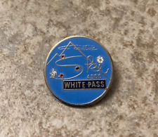 Ski White Pass 4500 Metal Lapel Pin Vintage Collectible Souvenir Washington 1