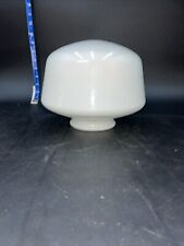 Vintage White Milk Glass Ceiling Schoolhouse Light Lamp Shade Globe picture