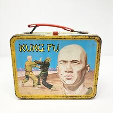VINTAGE KUNG FU TV SERIES METAL LUNCH BOX 1974 KING-SEELEY CARRADINE NO THERMOS picture