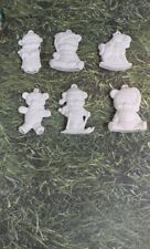 Bear Ornaments set of 6 Ceramic Bisque, Ready To Paint unit 66 picture