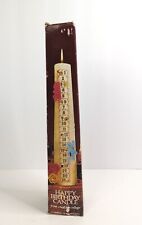 1950's Happy Birthday Candle “From Cradle to College” w/Box 15” Tall New picture