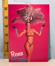 1990's Pinup Cheesecake Postcard: Reno NV Dance Chorus Girl City Sights picture