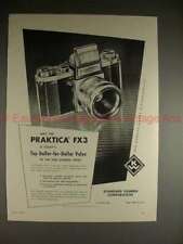 1959 Praktica FX3 Camera Ad - Today's Top Dollar Value picture