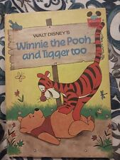 Vintage 1975 Disney Hardcover Winnie the Pooh and Tigger Too picture