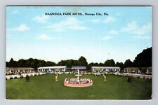 Orange City FL-Florida, Magnolia Park Motel, Advertising, Vintage Postcard picture