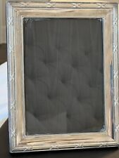 Beautiful vintage Ribbon & Reeds Design Sterling Silver Picture Frame picture