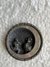 Antique Metal Clown Opera Buttons picture
