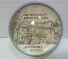 Harry Truman's Summer White House, Independence, Missouri Glass Paperweight picture
