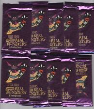 AAAHH Real Monsters 1995 Fleer Lot of 10 Sealed Foil Trading Card Packs picture