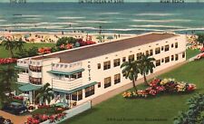 Vintage Postcard 1950's Otis Hotel & Villas Rooms Ocean Miami Beach Florida FL picture