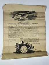 President John Adams Signed Document - Appointment of Navy Captain - REPLICA picture