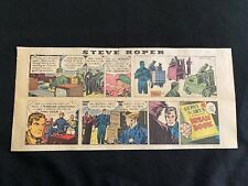 #24 STEVE ROPER by Allen Saunders Sunday Third Page Comic Strip May 8, 1955 picture