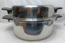 Vintage National TRI-PLY 188 Stainless Steel Dutch Oven Made in USA 3-84 picture