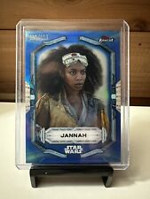 2022 Topps Star Wars Finest Blue Jannah /150 picture