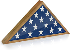 Americanflat Large Flag Box Display Case for Burial Flag - Fits a Folded 5 x picture