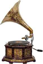 Gramophone Phonograph Record Antique Vintage Player Portable HMV Working 78 Rpm picture