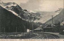 Canada 1908 Glacier House and Great Glacier,BC British Columbia Trueman Photo picture