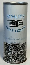 1969 Schlitz Malt Liquor 16 Oz EMPTY Tab Top Beer Can with Embossed Bottom Third picture