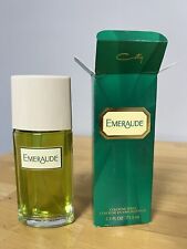 Coty Emeraude Cologne Spray 2.5 FL OZ  Full Vintage with Original Box READ picture