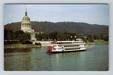 MV West Virginia Belle, On Water, Ships, Transportation, Vintage Postcard picture