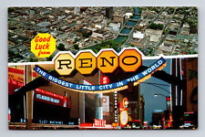 Good Luck Greetings Multi View Reno Nevada NV Postcard picture