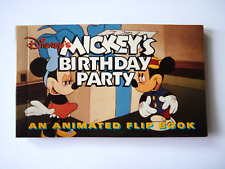 Disney’s Mickey’s Birthday Party Animated Flip Book Mickey Mouse 1993 picture