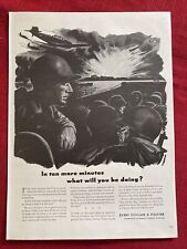 Citizens Service Corps. Bombing Nazis WW2 1940’s Print Ad Great To Frame picture