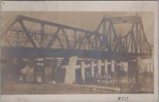 Pedricktown Bridge New Jersey c1900s RPPC Photo Postcard picture