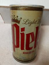 Piels Light zip tab ?  SS Pull tab beer can,   ,  empty Bottom open picture
