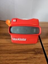 Vintage Viewmaster 3D Viewer Red 1980s  Mattel Stereoscopic w/8 Reels picture