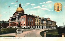 Vintage Postcard 1900's State House Boston Massachusetts MA Pub. Illustrated Pos picture