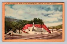 Hollywood CA-California, Hollywood Bowl Cahuenga Pass, c1947 Vintage Postcard picture