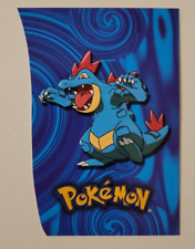 2001 FERALIGATR Johto Series 1 POKEMON DIE-CUT EMBOSSED CARD #160 Topps #9 of 15 picture