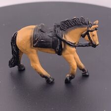 Safari Ltd. Buckskin Horse Colt Filly Saddle On Back Dark Brown picture