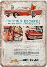 Chrysler Automobile Vintage Car Ad Reproduction Metal Sign A315 picture